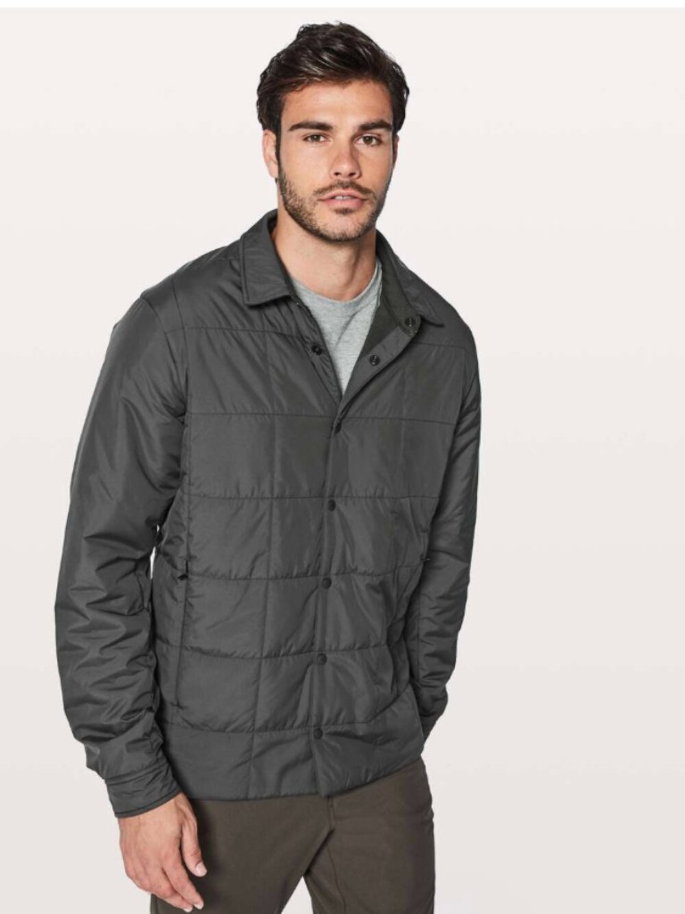 Lululemon About-Face Reversible Black Shacket - Size Men's Extra Large